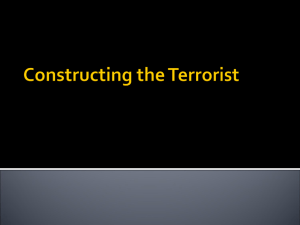 Constructing the Terrorist