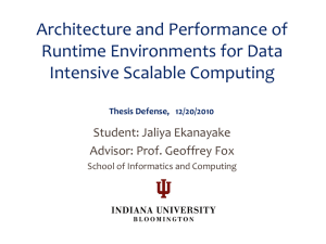 Architecture and Performance of Runtime