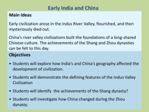 Early India and China India's Geography - dale