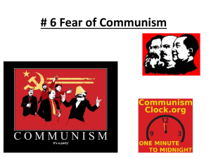 3 Fear of Communism