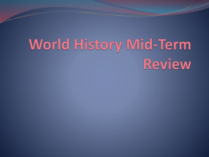 World History Mid