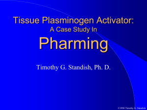 Tissue Plasminogen Activat