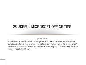 25 Useful Microsoft Word Tips & Tricks You