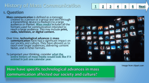 History of Mass Communication
