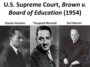 U.S. Supreme Court, Brown v. Board of Education