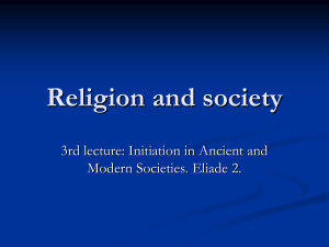 Religion and society