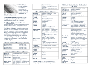 AGS BIBLICAL STUDIES Brochure 2013