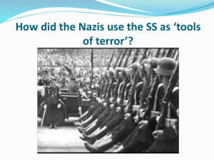 SS – role of in Nazi State