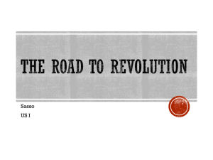 The road to revoultion