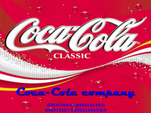 THE Coca-Cola company