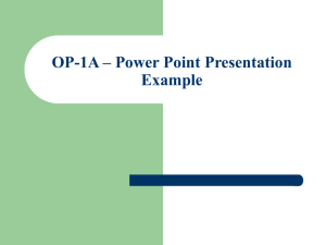 A Company Power Point Presentation Example (CB) 10Jun02
