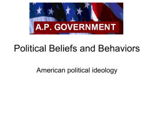 Political Participation and Voter Behavior