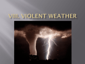 Violent weather lecture