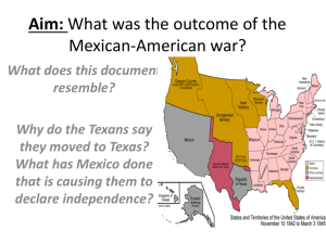 Aim: What was the outcome of the Mexican