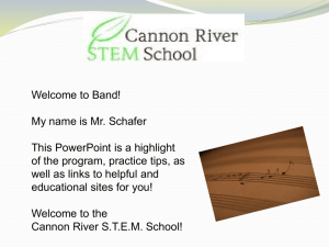 Slide 1 - Cannon River STEM School