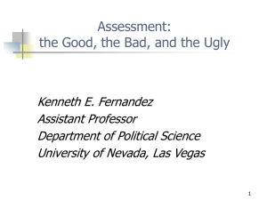 assessment - University of Nevada, Las Vegas