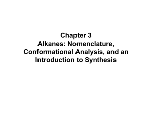 Alkanes and Cycloalkanes Ionic Reactions