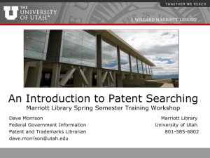 ML Patent Searching Workshop Aug2013