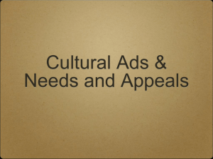 Needs and Appeals