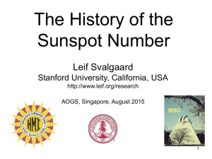 The-History-of-the-Sunspot-Number