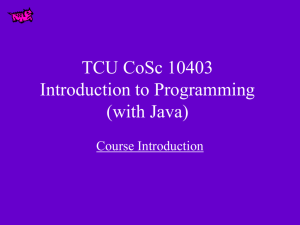 1-Course Introduction