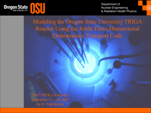Modeling the Oregon State University TRIGA Reactor Using the Atilla