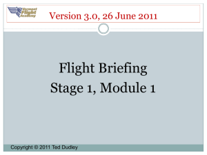 Private Pilot Flight Brief Stage 1 Module 1