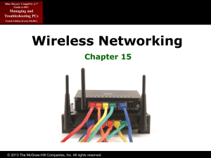 Wireless Networking Security (continued)