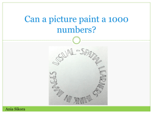 Can a picture paint a 1000 numbers