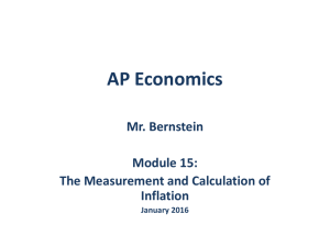 Module 15 - the Measurement and Calculation of Inflation