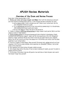 APUSH Review Materials