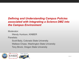 Defining and Understanding Campus Policies associated