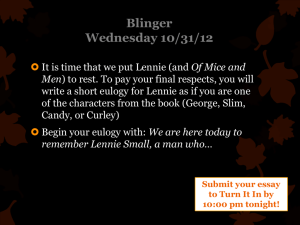 Blinger Wednesday 10/31/12