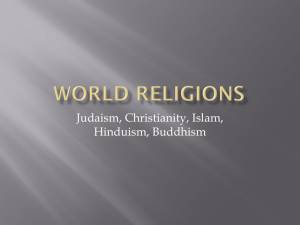 World Religions Powerpoint