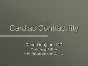 Cardiac Contractility