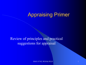 Appraising Primer