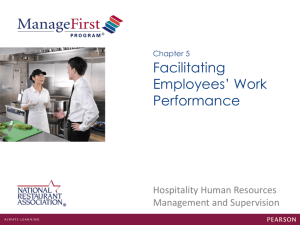 Chapter 5 Facilitating Employees' Work Performance