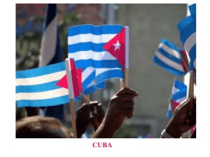 Cuba Overview - CLIO History Journal