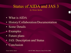 Overview of AIDA