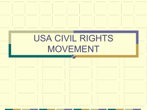 Civil Rights PPT and Reflection