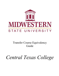 Central Texas College - Midwestern State University