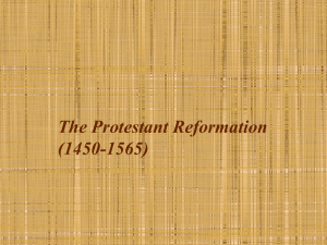 The Protestant Reformation PPT