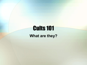 Cults 101