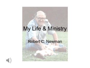 My Life & Ministry - newmanlib.ibri.org