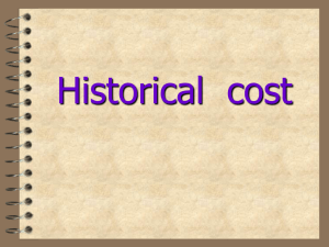 Historical cost