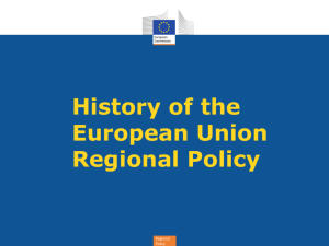 History of regional policy