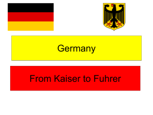 Germany - FHS History