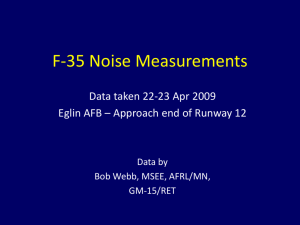 F-35 Noise Measurements