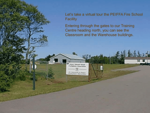 Fire School Virtual Tour - PEI Firefighters Association