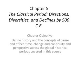 Chapter 5 The Classical Period: Directions, Diversities, and